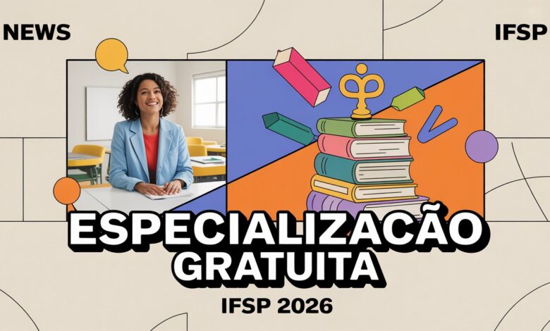 IFSP abre vagas para pós-graduação gratuita em Docência e Humanidades em SP. Inscrições em agosto e setembro de 2025. Saiba mais!