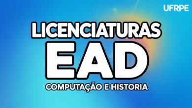 UFRPE abre 360 vagas para cursos de graduação EAD em Computação e História. Inscrições gratuitas! Saiba como participar e garanta sua vaga.