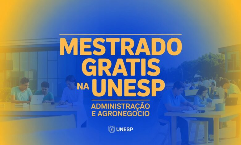 Oportunidade única: Mestrado gratuito na UNESP para gestores do agronegócio. Inscrições online até setembro. Não perca essa chance!