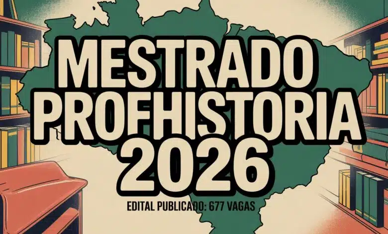 Qualifique sua prática docente! O Mestrado Profissional em Ensino de História (ProfHistótia) com apoio da CAPES é a chance que você esperava.
