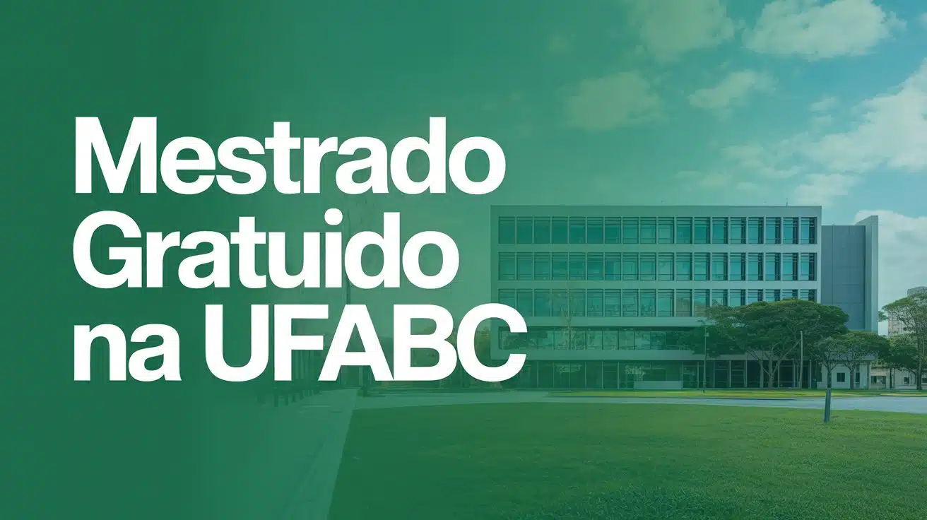 Sonha com um mestrado em uma universidade pública? A UFABC te espera com o Mestrado Gratuito em Políticas Públicas! Confira o edital!