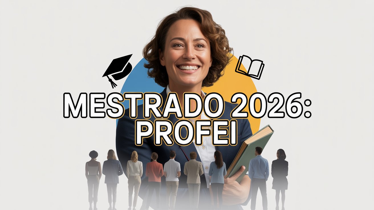 Transforme sua carreira na educação! O Mestrado em Educação Inclusiva do PROFEI está com inscrições abertas. São 620 vagas para ingresso em 2026.