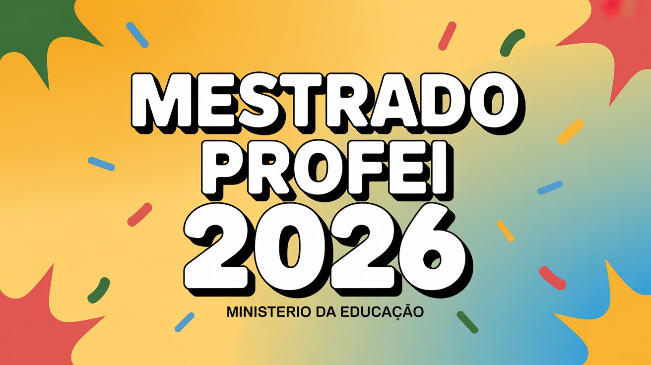 Mestrado PROFEI 2026 abre edital com 620 vagas para professores da rede pública. Inscreva-se e especialize-se em Educação Inclusiva!