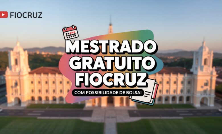 Fiocruz abre inscrições para mestrado gratuito em Patrimônio Cultural no RJ. Veja como se candidatar para a turma de 2026!