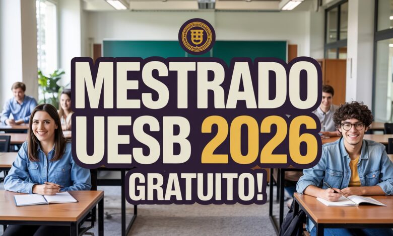 Sonha com um Mestrado em Educação? A UESB lançou edital para 2026! Confira as linhas de pesquisa, prazos e os requisitos para se inscrever.