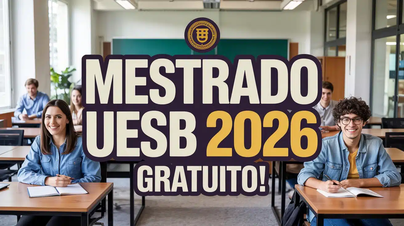 Sonha com um Mestrado em Educação? A UESB lançou edital para 2026! Confira as linhas de pesquisa, prazos e os requisitos para se inscrever.