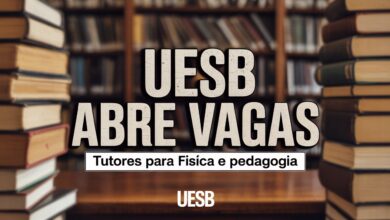 UESB abre vagas para Tutor Presencial em Física e Pedagogia EaD. Inscrições abertas de 22/09 a 10/10. Bolsa de R$ 1.100. Saiba mais!