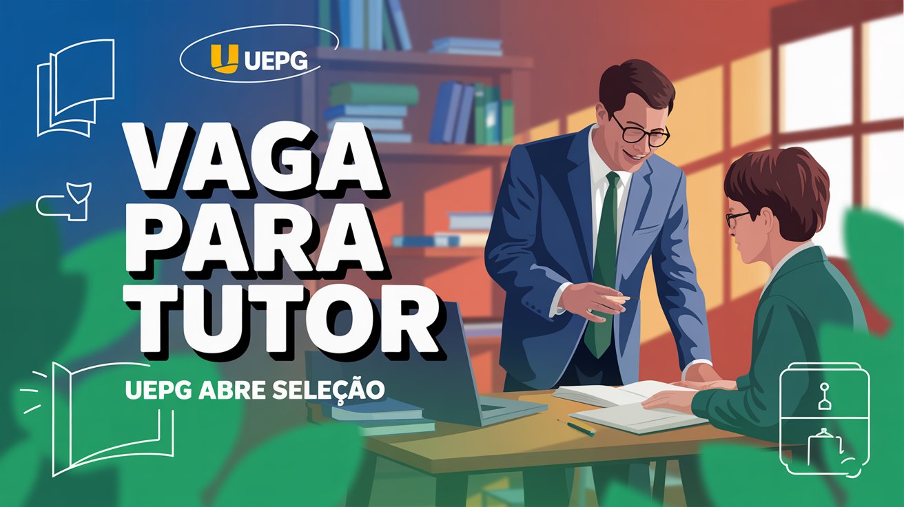 Oportunidade na UEPG para tutores! Vaga para Atendimento Educacional Especializado com atuação em Alfabetização e Letramento EaD. Confira!
