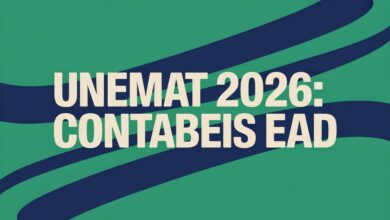 Garanta sua vaga no curso de Ciências Contábeis EAD da UNEMAT! São 300 vagas com seleção via histórico escolar e sem vestibular.