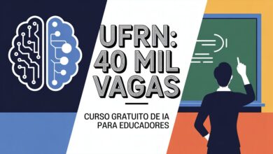 Oportunidade UFRN e UAB: Curso de Extensão "IA para Educadores" EAD e gratuito. Mais de 40 mil vagas abertas para professores e licenciandos.
