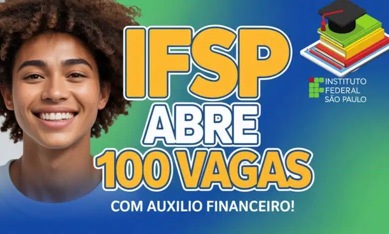 Inscrições abertas para curso de empreendedorismo do IFSP! São 100 vagas do Programa Pé no Futuro com auxílio para jovens de até 24 anos.