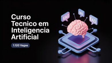 Curso Técnico em Inteligência Artificial EAD gratuito no IFNMG 10% EAD! São 1.120 vagas para quem já concluiu o Ensino Médio.