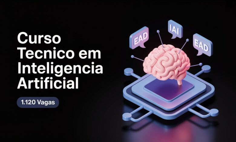 Curso Técnico em Inteligência Artificial EAD gratuito no IFNMG 10% EAD! São 1.120 vagas para quem já concluiu o Ensino Médio.
