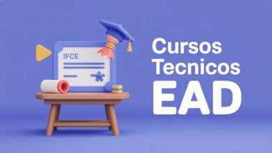 O IFCE abriu vagas para cursos técnicos gratuitos a distância (EaD) em 10 cidades! A seleção é pelo histórico escolar. Inscreva-se já!
