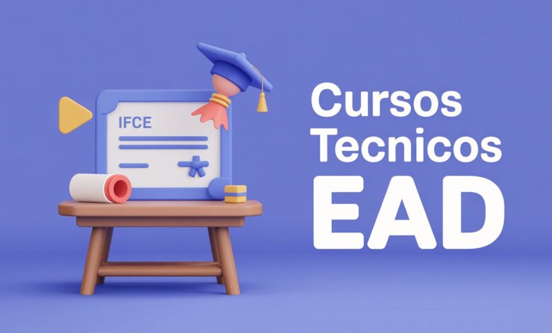 O IFCE abriu vagas para cursos técnicos gratuitos a distância (EaD) em 10 cidades! A seleção é pelo histórico escolar. Inscreva-se já!