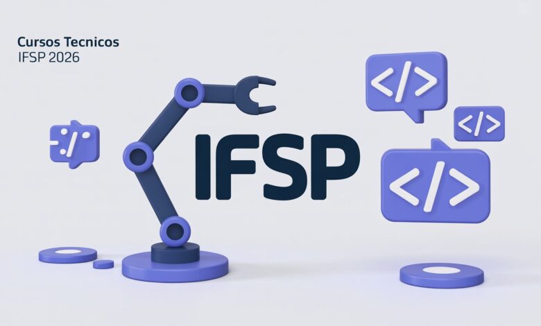 IFSP abre vagas para cursos técnicos gratuitos em Mecânica e Desenvolvimento de Sistemas. Inscrições prorrogadas! Confira o edital!