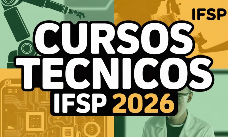 Cursos Técnicos Gratuitos do IFSP 2026: Vagas para cursos integrados, concomitantes e subsequentes. Inscrições abertas!