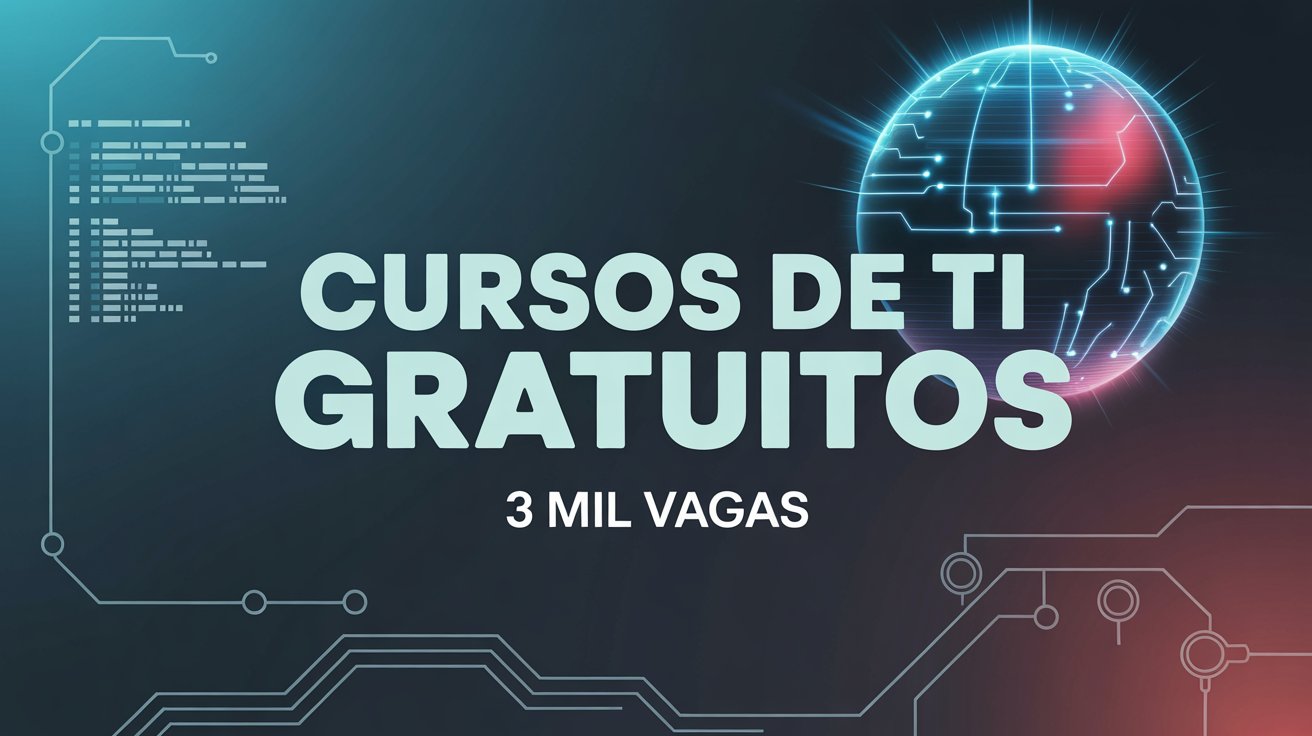 Quer entrar na área de TI? O IFSul abriu 3 mil vagas em cursos EAD gratuitos de tecnologia! Inscreva-se em Operador de PC, Redes e mais.