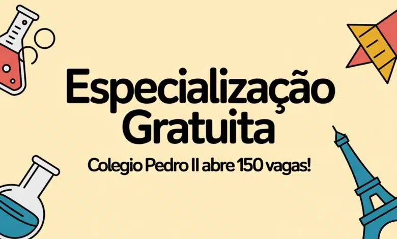 Procurando uma especialização gratuita e a distância? O MEC através do Colégio Pedro II oferece 150 vagas no Ensino de Francês e Química!