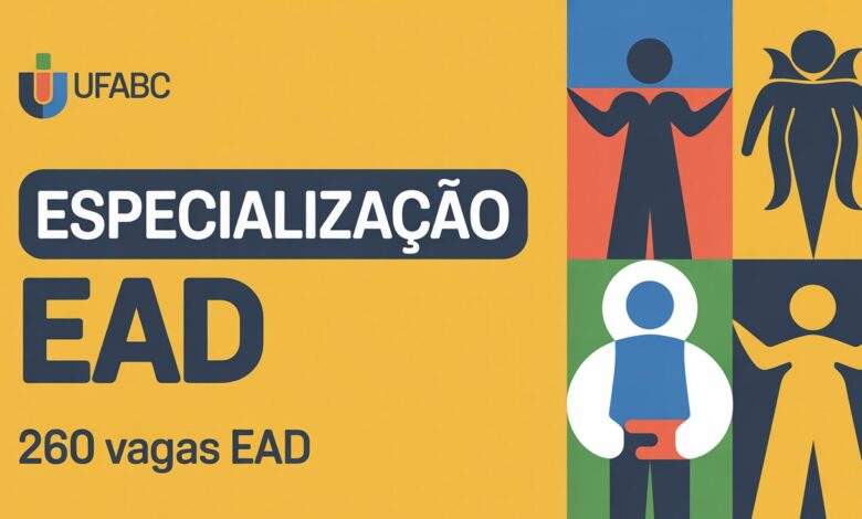 UFABC abre 260 vagas para Especialização EAD em Direitos Humanos! Inscrições gratuitas. Saiba como participar e transforme sua carreira!