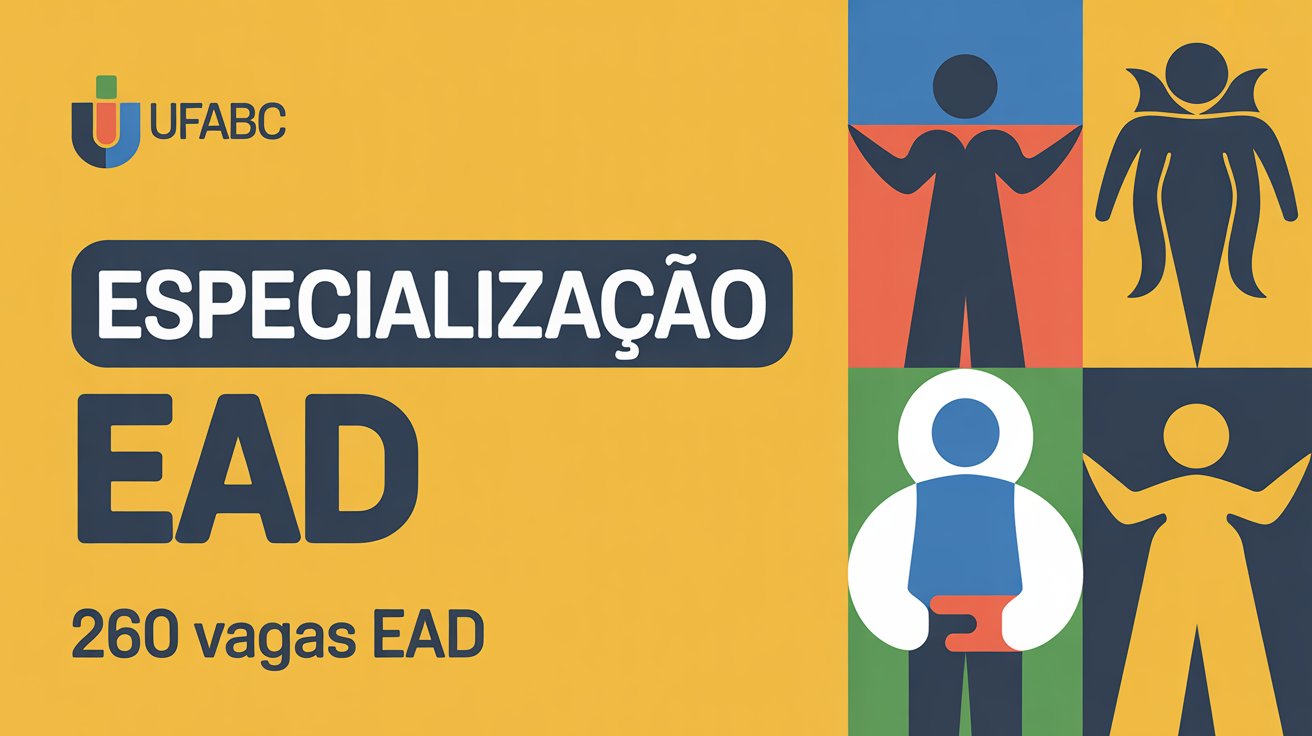 UFABC abre 260 vagas para Especialização EAD em Direitos Humanos! Inscrições gratuitas. Saiba como participar e transforme sua carreira!