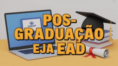Unesp EAD lança Especialização EAD em EJA para 2026. São 150 vagas para professores de SP. Seleção simplificada!
