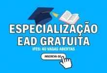 Ifes abre 40 vagas para especialização EAD gratuita em Práticas Pedagógicas. Inscrições abertas! Seleção por sorteio. Saiba como participar.