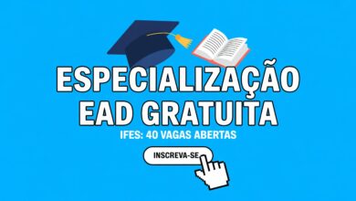 Ifes abre 40 vagas para especialização EAD gratuita em Práticas Pedagógicas. Inscrições abertas! Seleção por sorteio. Saiba como participar.