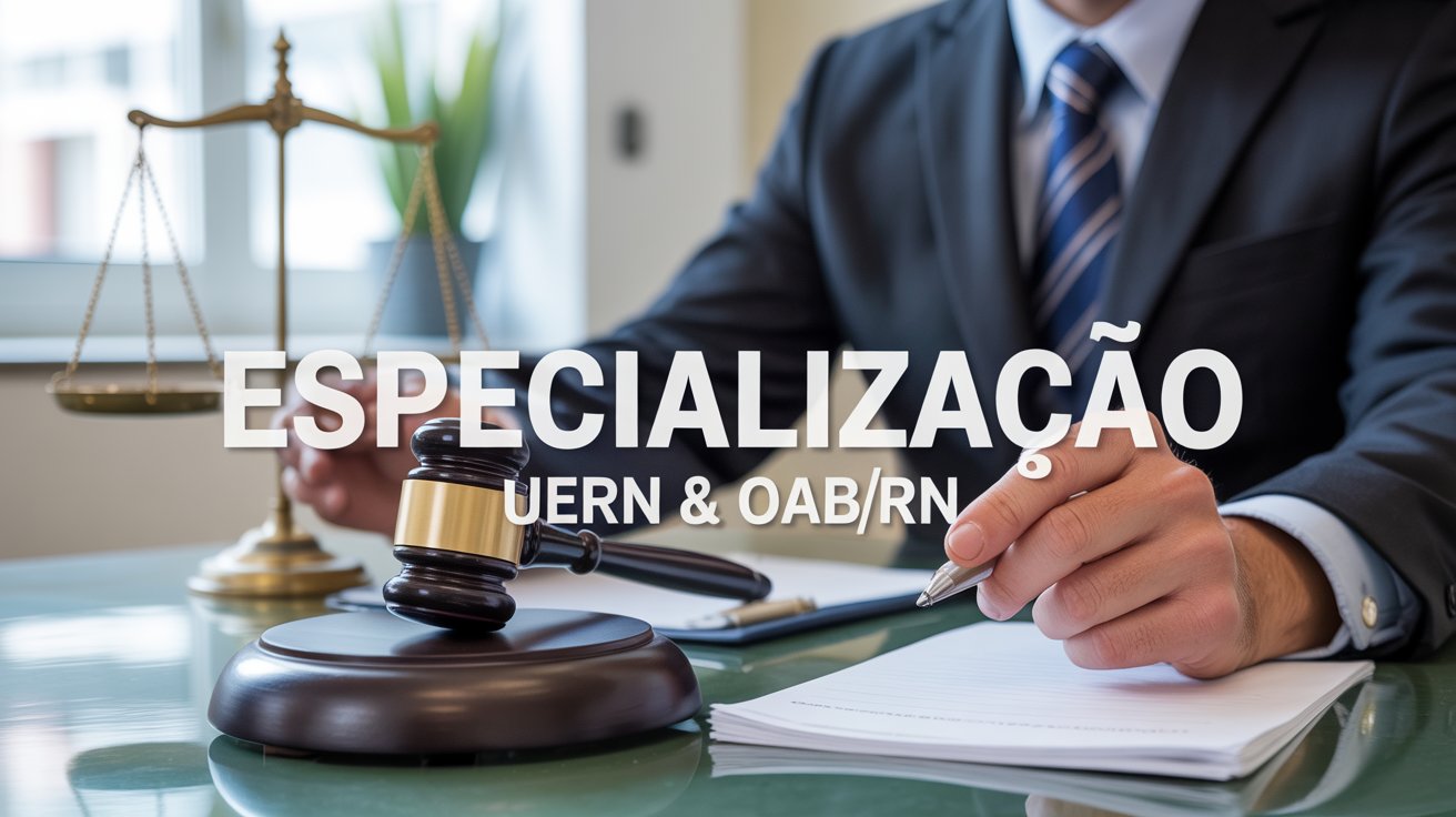 Nova Especialização em Direito Previdenciário! Parceria UERN e OAB oferece 45 vagas na pós-graduação para advogados! Inscrições abertas.