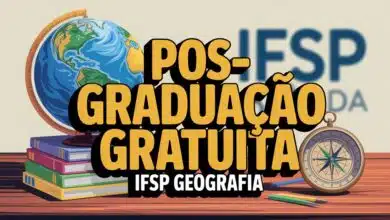 IFSP abre 40 vagas para especialização gratuita em Ensino de Geografia em SP. Inscrições via e-mail até 13/11. Saiba como participar!
