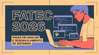 Oportunidade: Estude Análise e Desenvolvimento de Sistemas em 2026 de graça. Edital publicado. Saiba tudo sobre o vestibular FATEC!