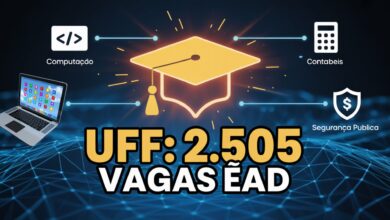 Chance de ouro! UFF oferece 2.505 vagas EAD pelo Vestibular CEDERJ 2026.1. Veja cursos como Administração Pública e Letras. Inscreva-se já!