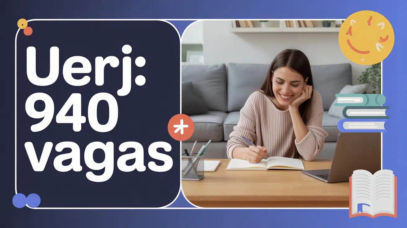 Quer estudar na UERJ de graça e a distância? O Vestibular Cederj 2026/1 oferece 940 vagas EAD. Confira os cursos e não perca o prazo!!