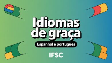 Aprenda um novo idioma de graça! O IFSC está com edital aberto para cursos de qualificação em idiomas com seleção por sorteio! Confira!
