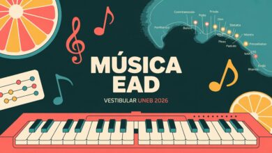 Sonha em cursar Música EAD? A UNEB estendeu o prazo do Vestibular 2026. Veja os polos, vagas e como fazer sua inscrição agora mesmo!