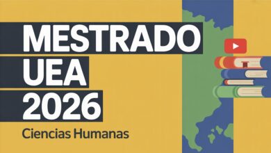 Oportunidade de pós-graduação na UEA! Edital de Mestrado em Ciências Humanas oferece 23 vagas. Saiba mais sobre as linhas de pesquisa.