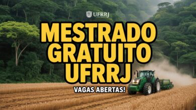 UFRRJ abre 13 vagas para Mestrado gratuito em Engenharia Agrícola e Ambiental. Inscrições abertas! Confira o edital e participe!