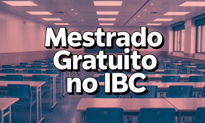 Oportunidade única! O Instituto Benjamin Constant (IBC) abriu inscrições para o Mestrado em Ensino na Temática da Deficiência Visual. Saiba mais!