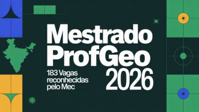 Mestrado Profissional em Ensino de Geografia (PROFGEO) com 183 vagas em rede nacional com bolsa CAPES! Inscrições abertas!