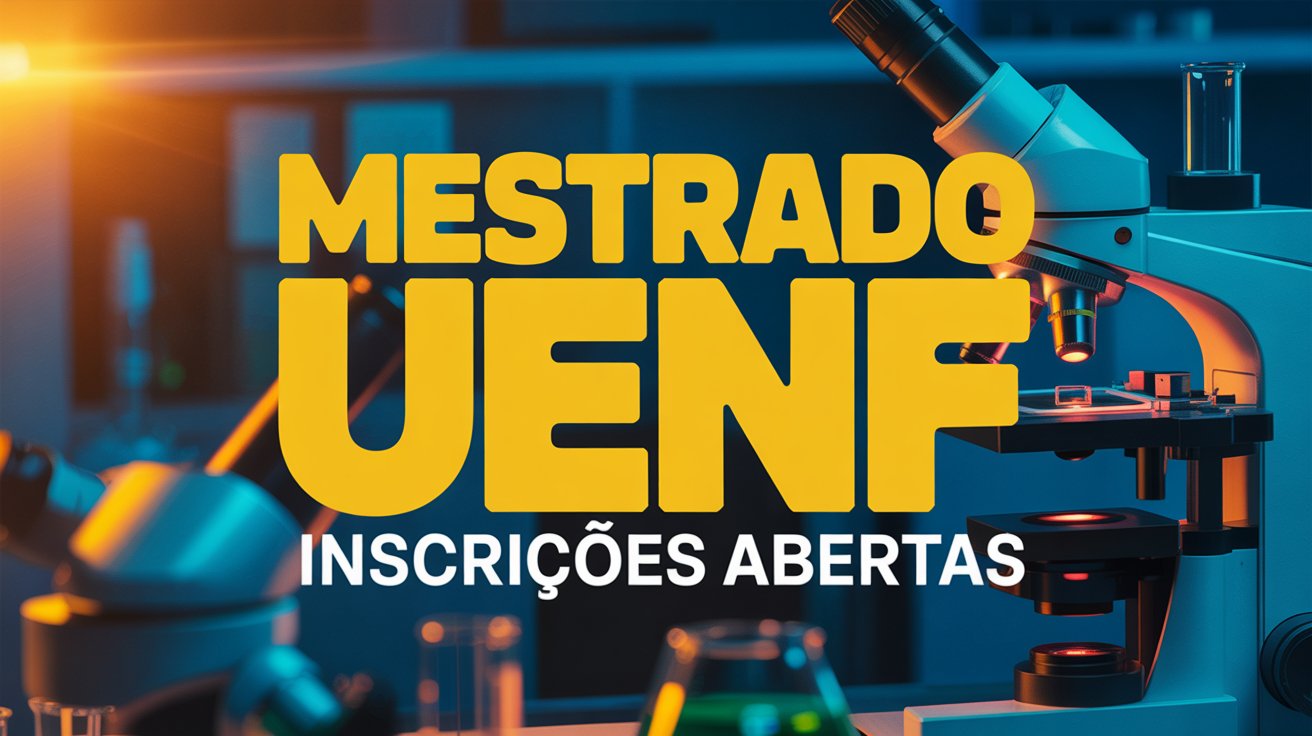 Oportunidade de Mestrado gratuito na UENF! Veja o edital da Pós-Graduação em Ciências Naturais está com inscrições abertas para 2026.