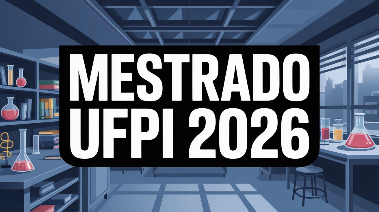 Procurando um Mestrado em Educação? A UFPI abriu processo seletivo para o Mestrado em Ensino de Ciências da Natureza. Confira o edital!
