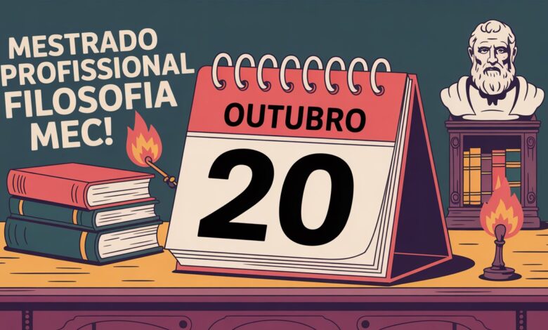 Este Mestrado Profissional em Filosofia (PROF-FILO) do MEC encerra amanhã (20/10) e pode ser a oportunidade que você, professor, esperava!