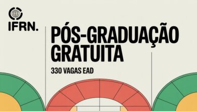 IFRN abre 330 vagas para especialização gratuita EAD em Educação. Inscrições abertas! Saiba como participar do processo seletivo agora mesmo.