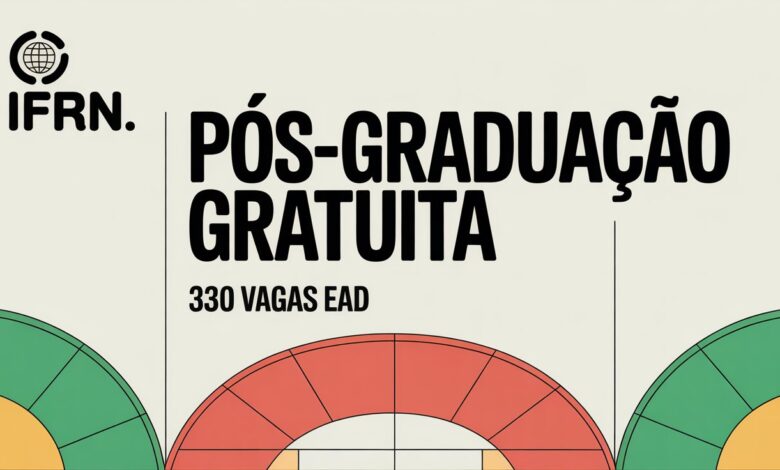 IFRN abre 330 vagas para especialização gratuita EAD em Educação. Inscrições abertas! Saiba como participar do processo seletivo agora mesmo.