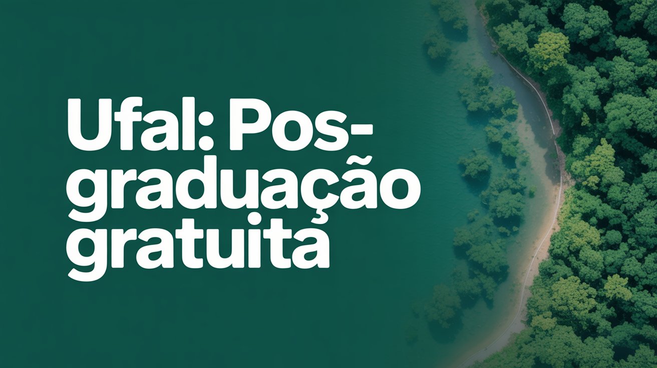 Inscrições abertas para a Especialização em Gestão Ambiental da UFAL! Uma oportunidade única e gratuita para impulsionar sua carreira!