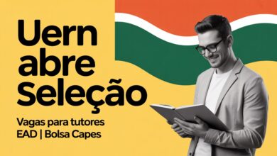 Oportunidade UERN: Seleção de Tutores Presencial e EAD. Vagas para as licenciaturas em Pedagogia, Letras, Música e mais com bolsa UAB/CAPES.