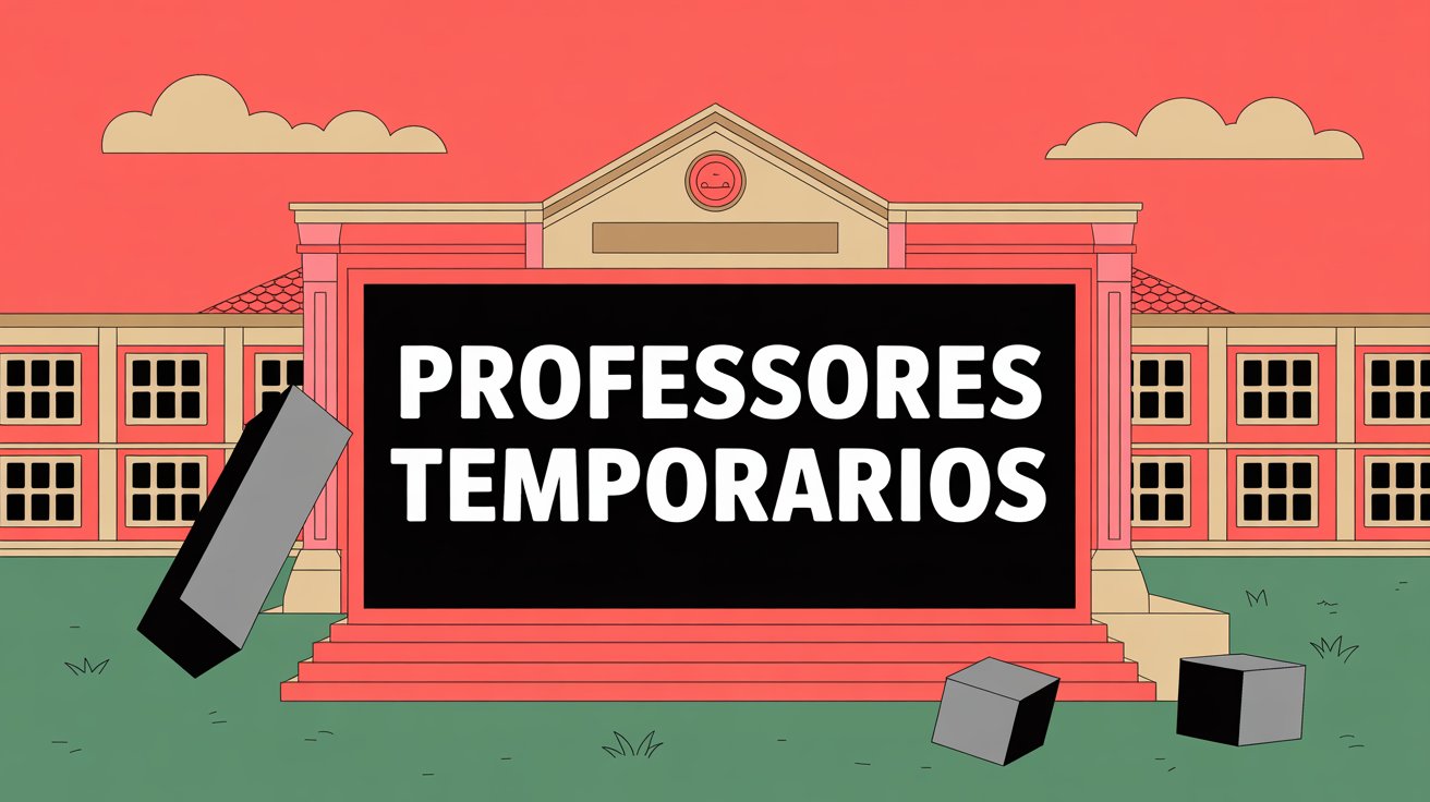 Metade dos professores estaduais é temporária, impactando a educação. Entenda os desafios da rotatividade docente e os investimentos na área