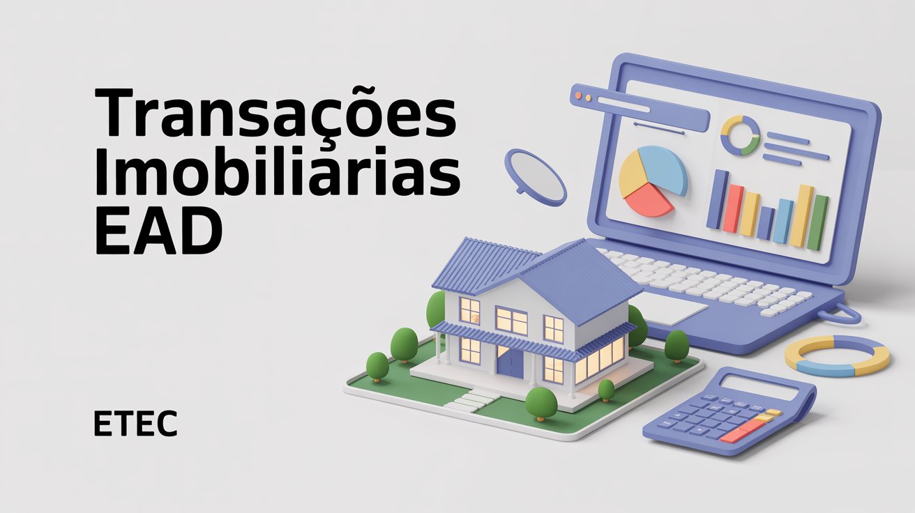Quer ser corretor? O curso EAD de Transações Imobiliárias da ETEC é a novidade que pode alavancar sua carreira que você esperava!