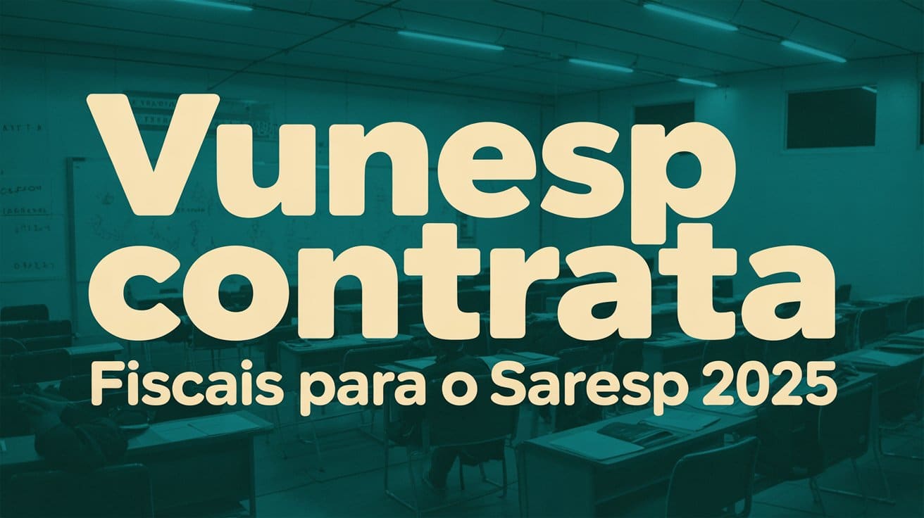 Quer trabalhar como Fiscal de Prova? VUNESP abre inscrições para ...