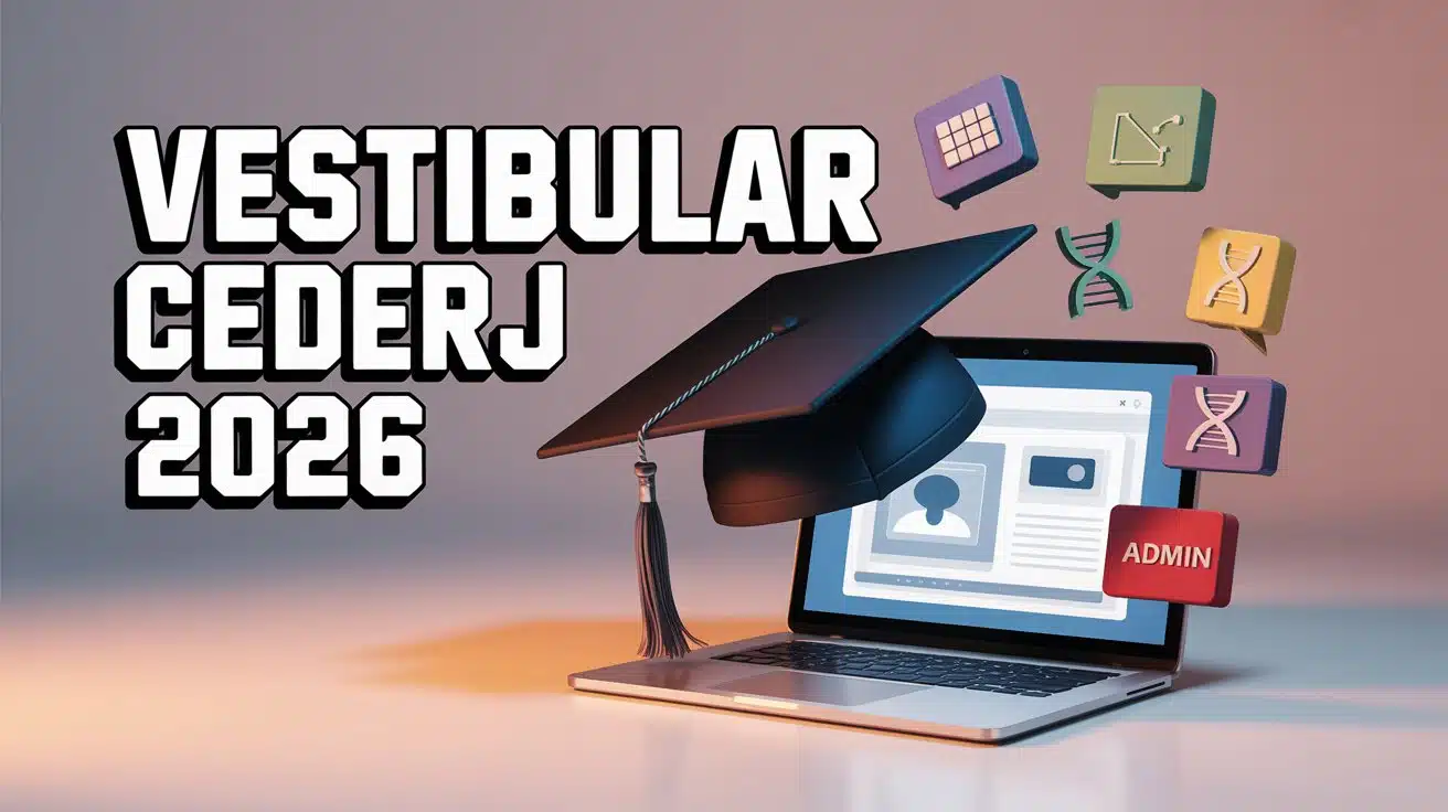 Buscando graduação EAD gratuita? O Cederj 2026.1 abriu! São mais de 7 mil vagas na UERJ, UFF, UFRJ e mais. Inscrições abertas.